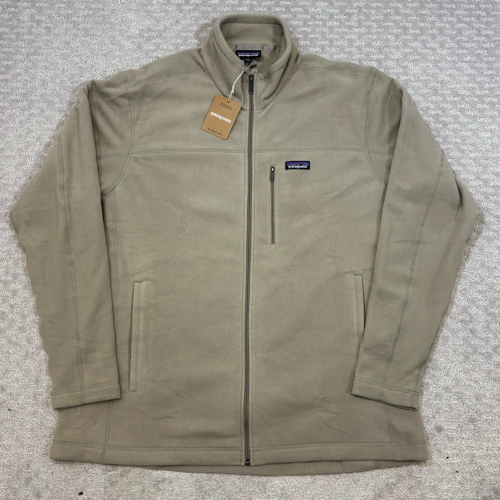 Patagonia Men's - Micro D Fleece Jacket - Seabird Grey Full Zip XXL NEW